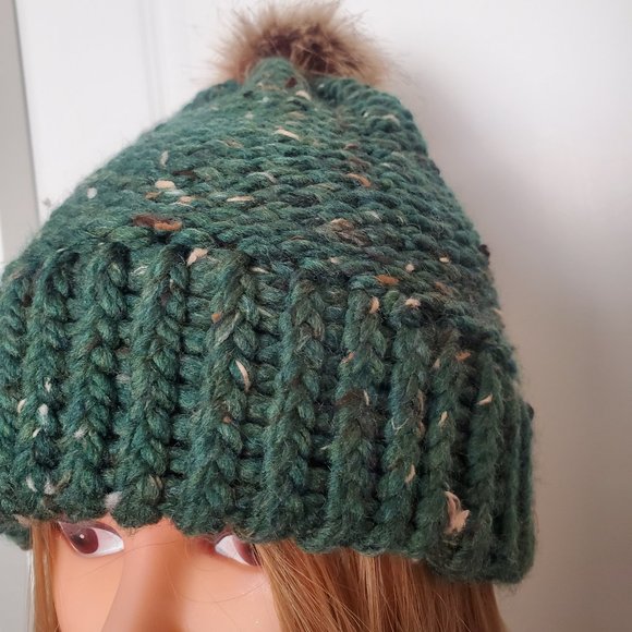 NWOT Handmade Beanie with 20% Wool! - Picture 8 of 12